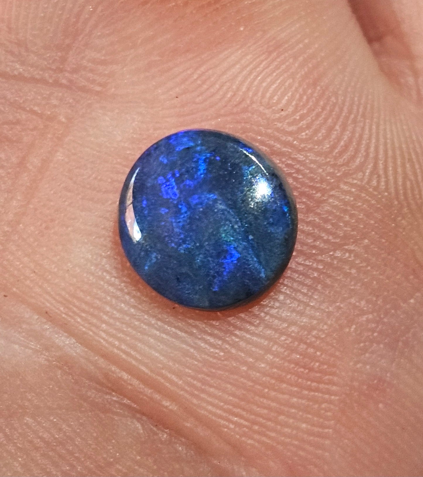 N1 Blue Solid Opal from Lightning Ridge 1.9cts(59) SOLD