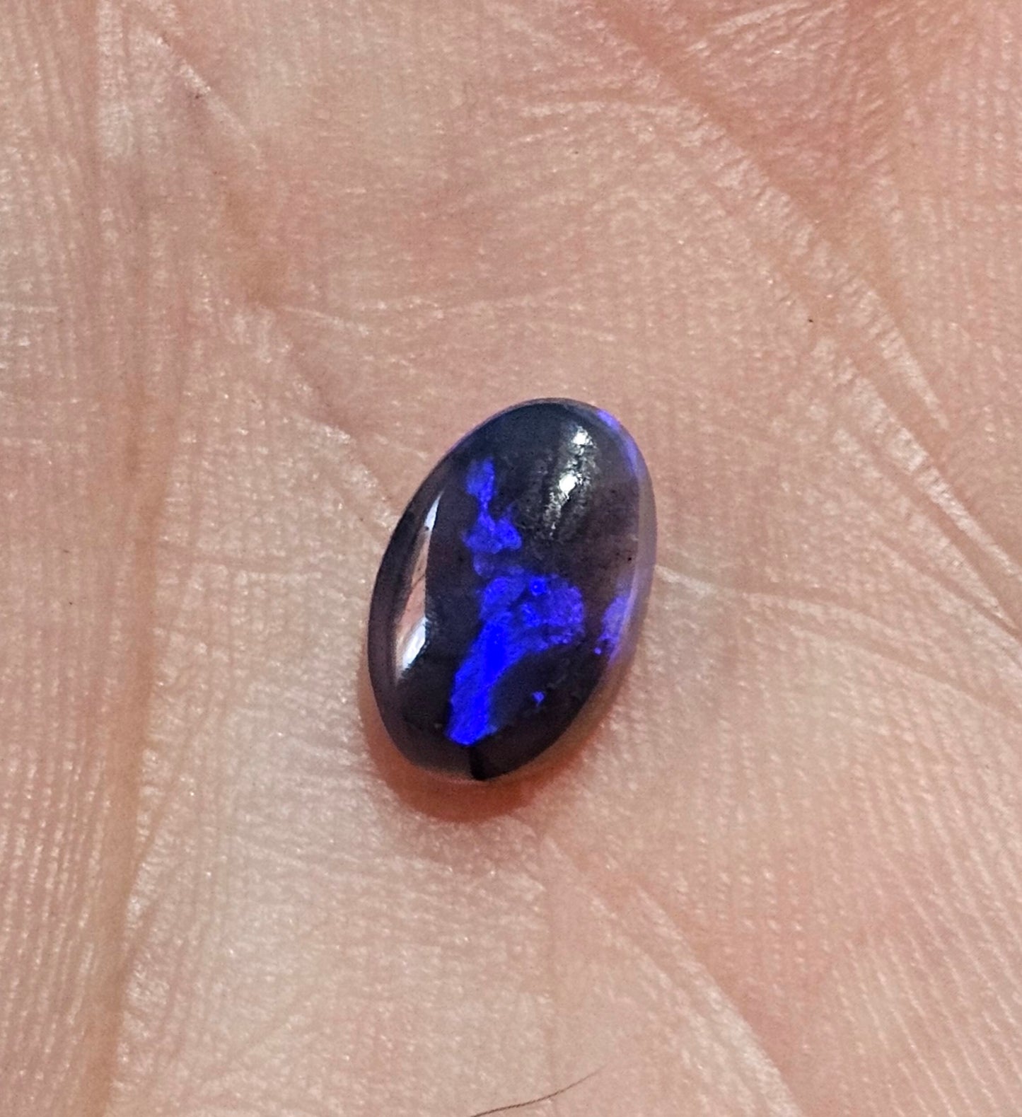 N1 Deep Blue Solid Opal from Lightning Ridge 1.40cts(S16)