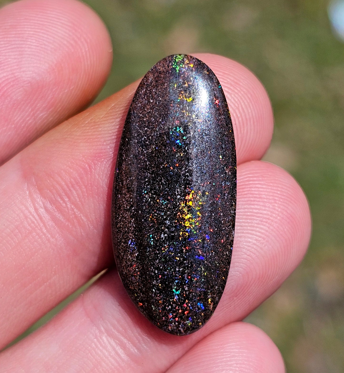 Stunning Fairy Opal with Pinefire & Gold Flash
