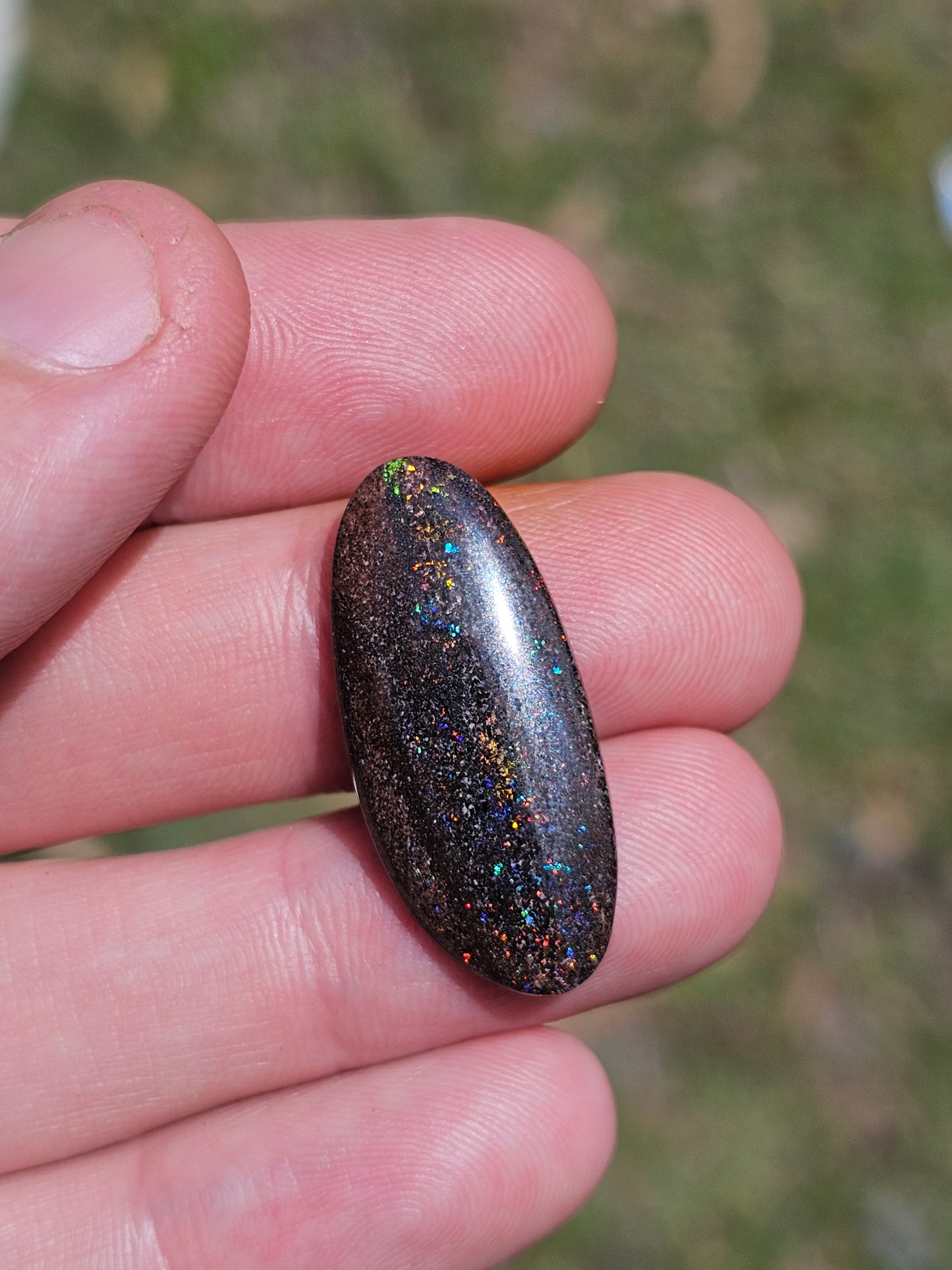 Stunning Fairy Opal with Pinefire & Gold Flash