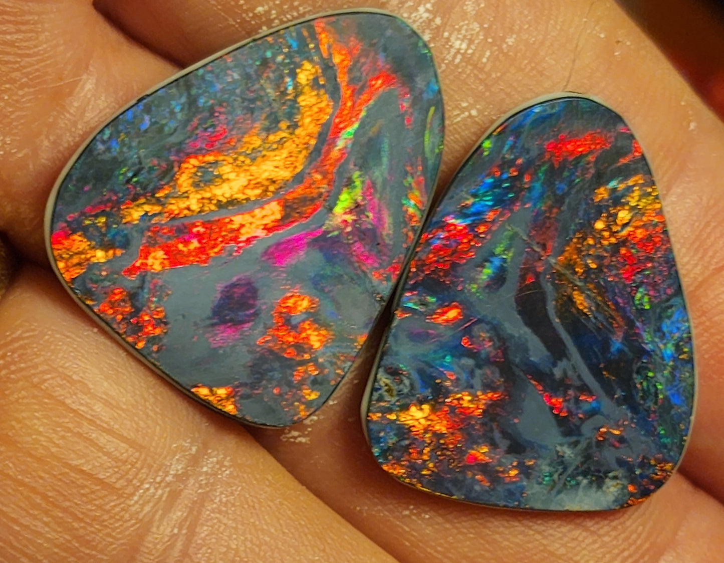 Old Stock Rare Doublets Opal 22cts (AD1)