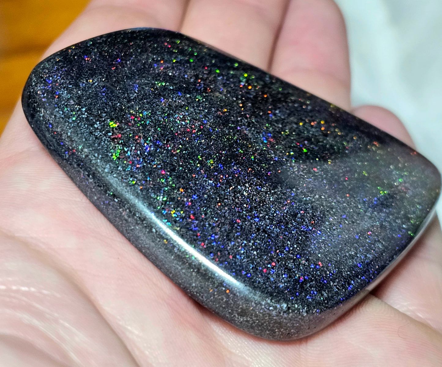 Huge Fairy Opal full of pinfire! 279cts (JUN14)
