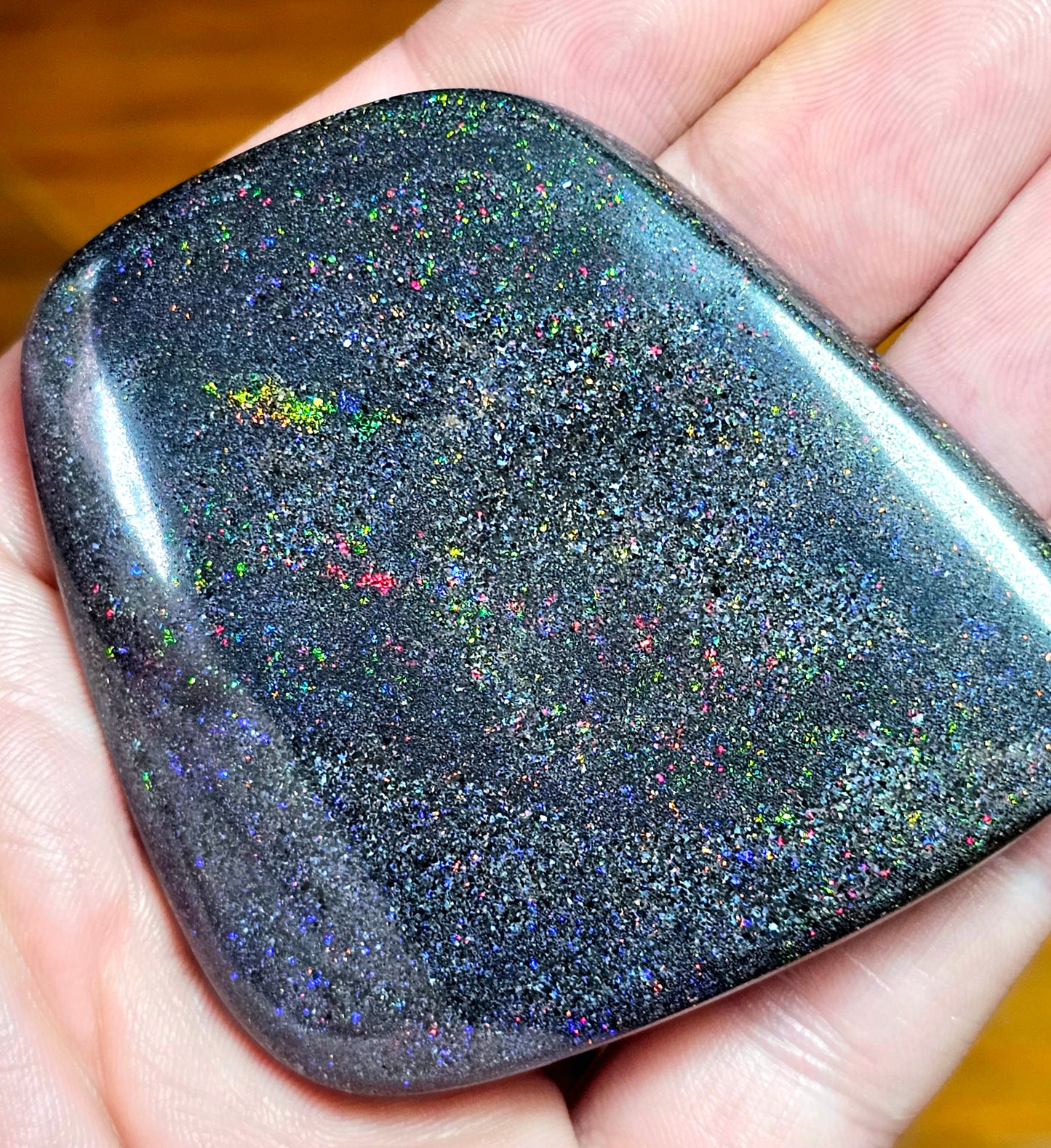 Huge Fairy Opal full of pinfire! 279cts (JUN14)