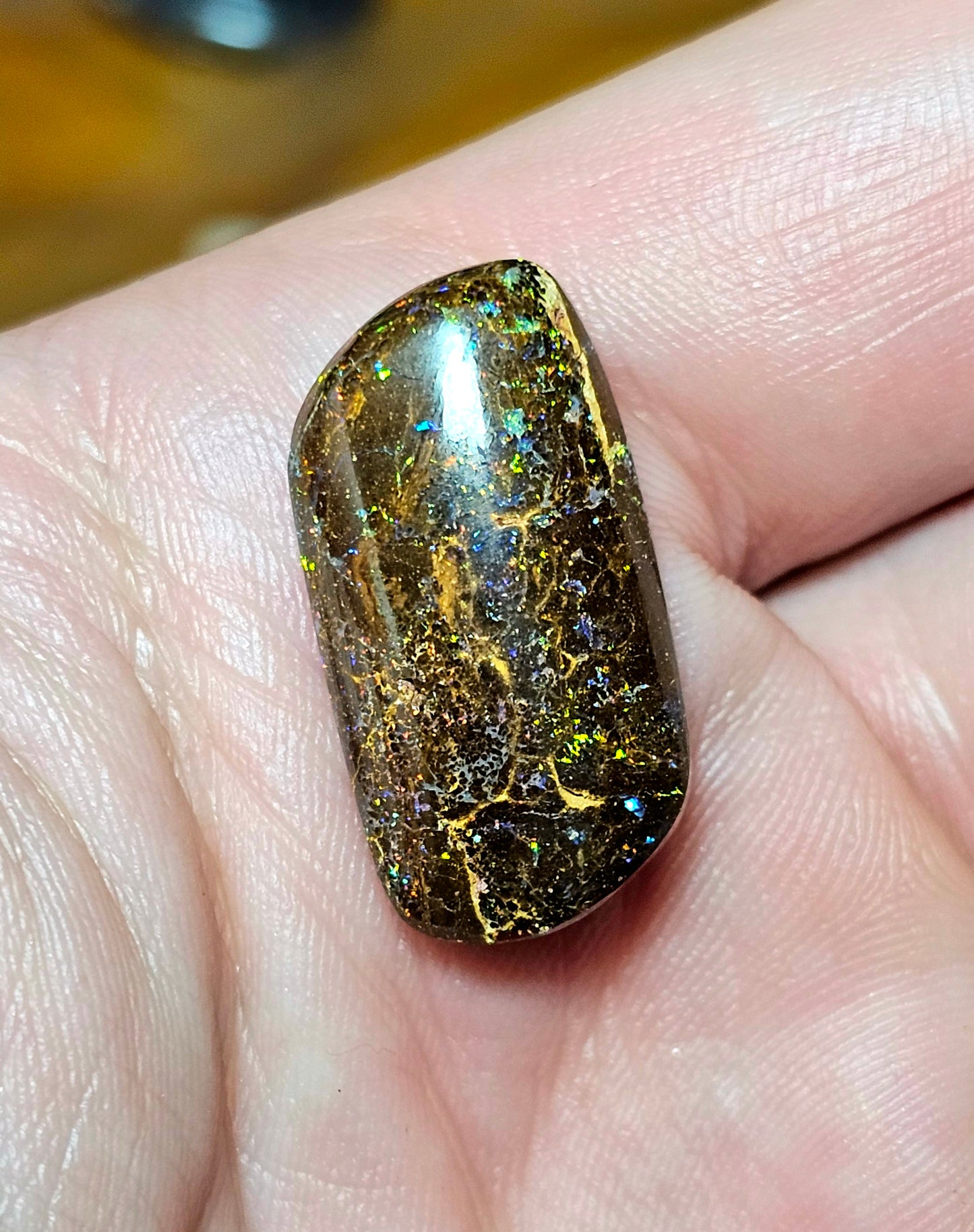 Colourful Pinfire Boulder Opal! 19cts (W2)