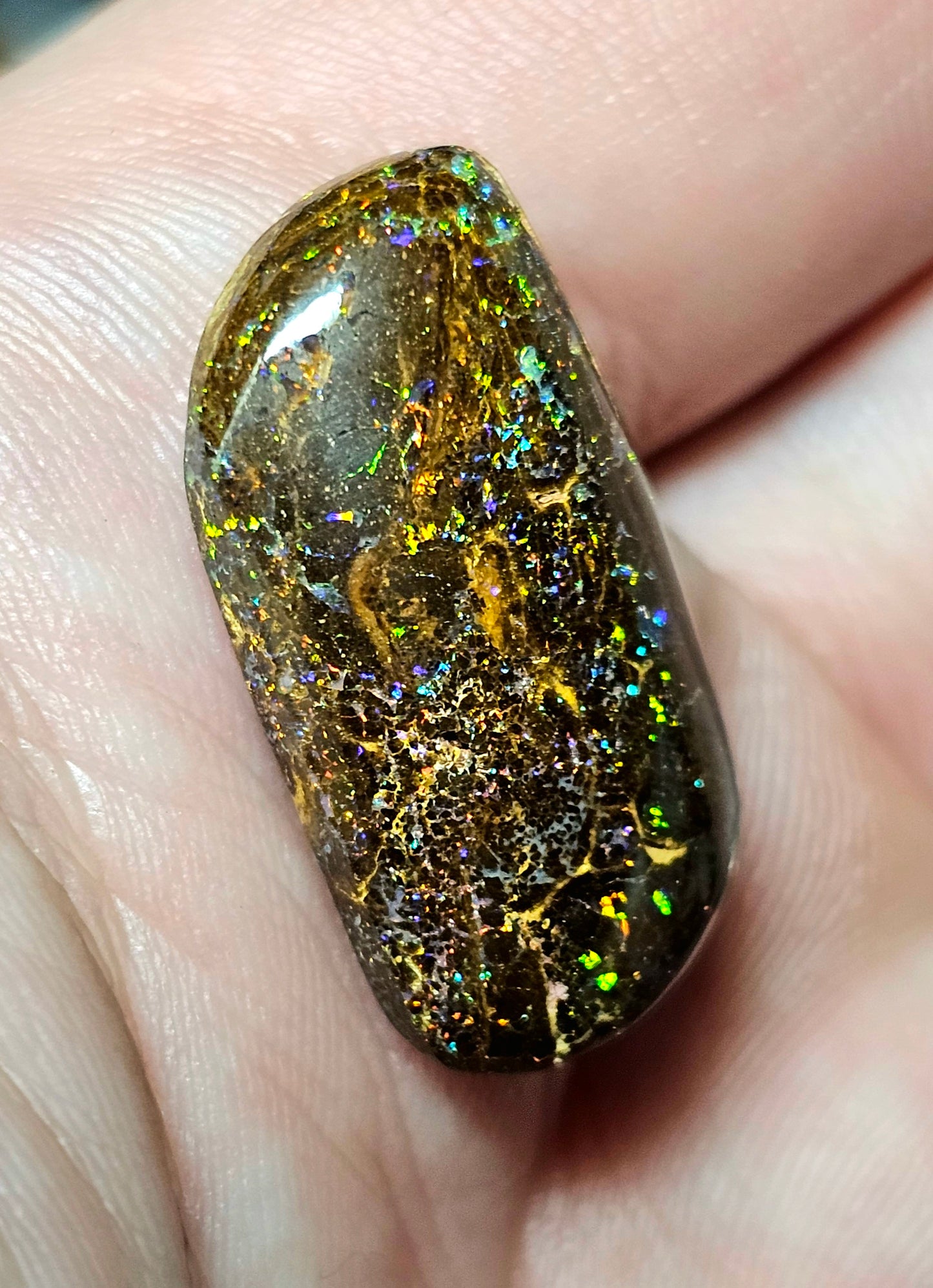 Colourful Pinfire Boulder Opal! 19cts (W2)
