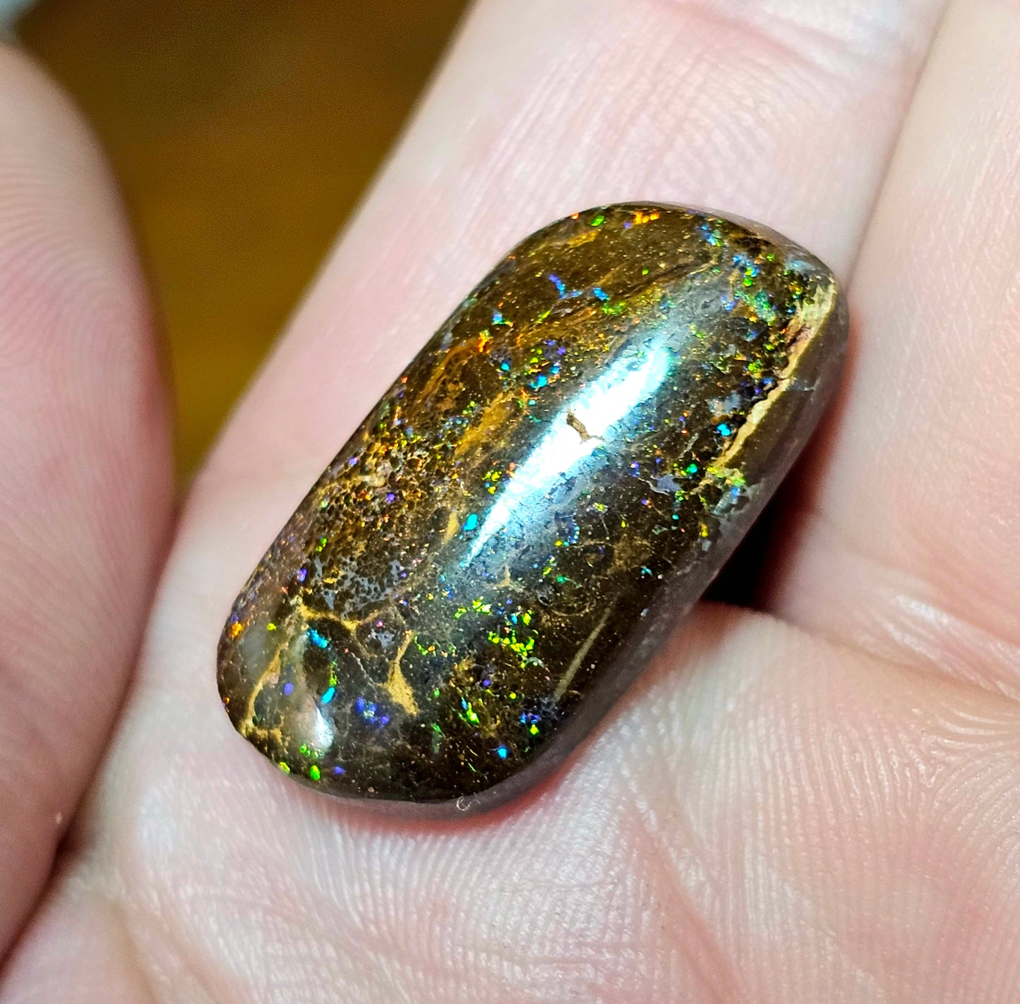 Colourful Pinfire Boulder Opal! 19cts (W2)