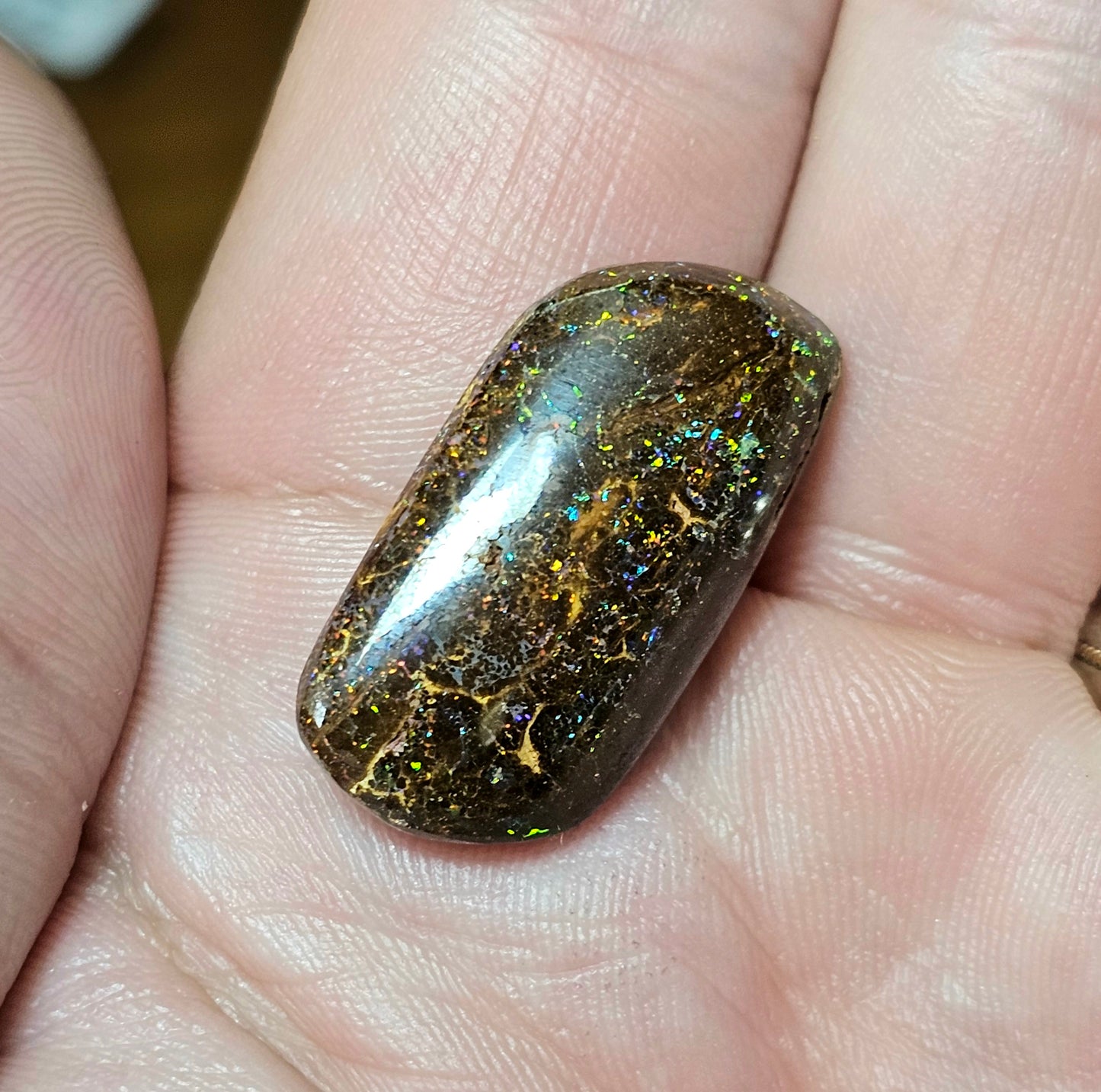 Colourful Pinfire Boulder Opal! 19cts (W2)