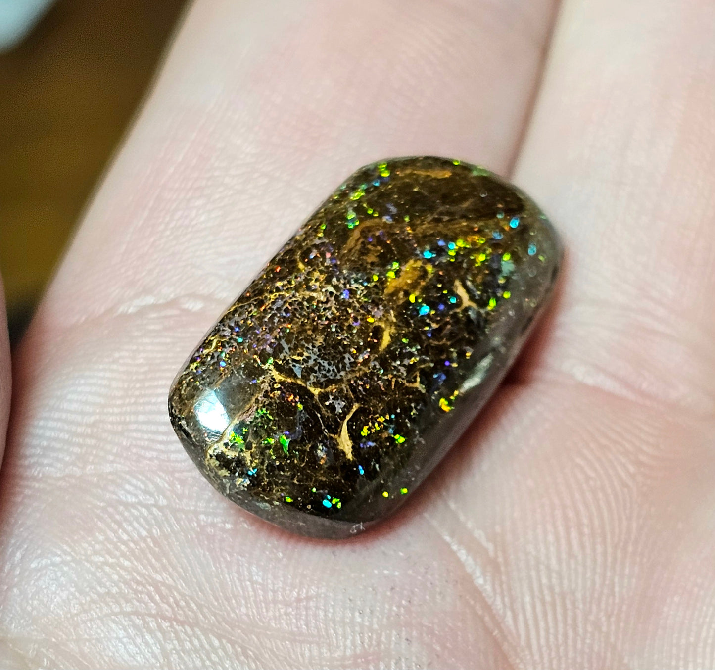 Colourful Pinfire Boulder Opal! 19cts (W2)