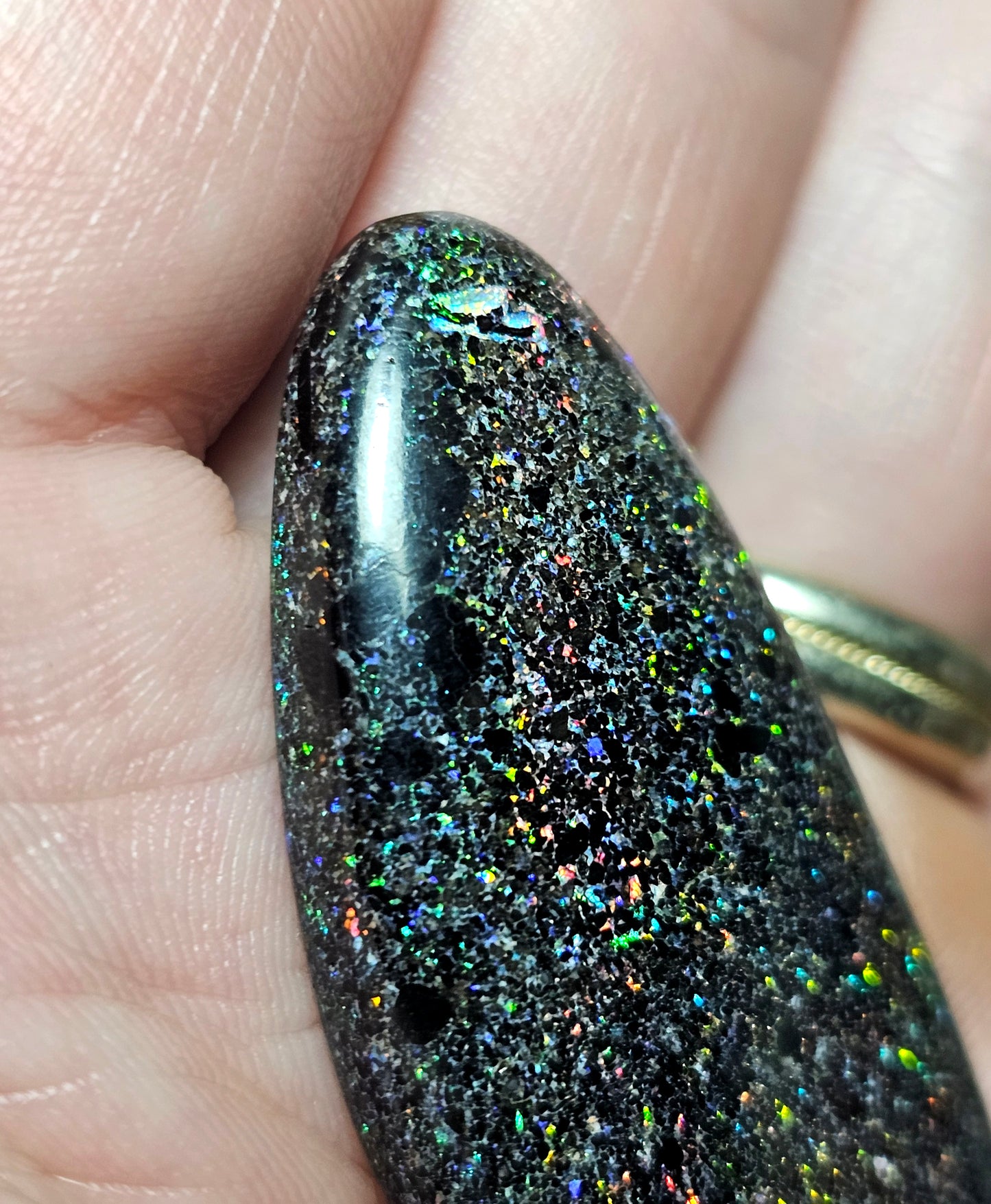Unique Fairy Opal with Gorgeous Pinfire! 38cts (JPI55)