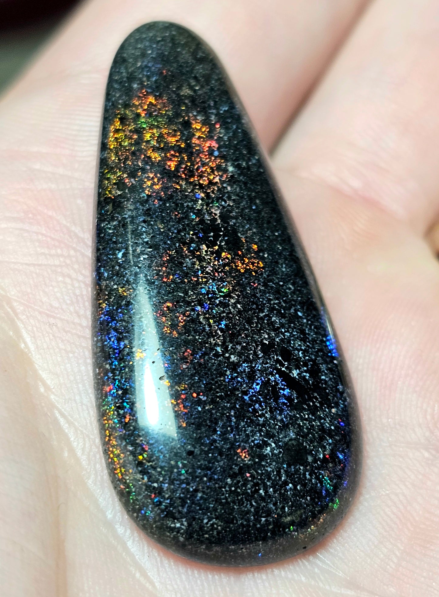 Stunning Fairy Opal with Great Flashy Colour! 33cts (JPI44)
