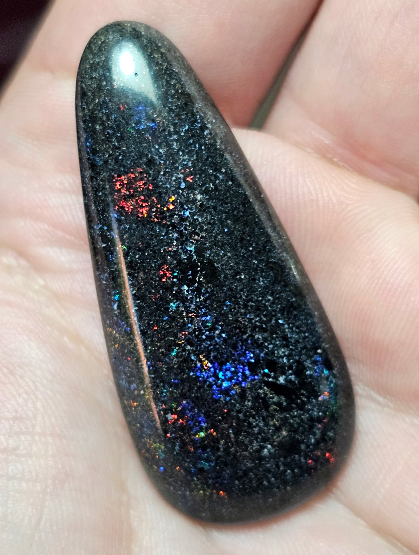 Stunning Fairy Opal with Great Flashy Colour! 33cts (JPI44)