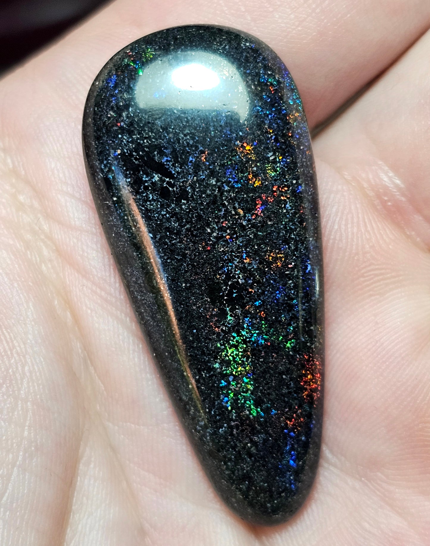 Stunning Fairy Opal with Great Flashy Colour! 33cts (JPI44)
