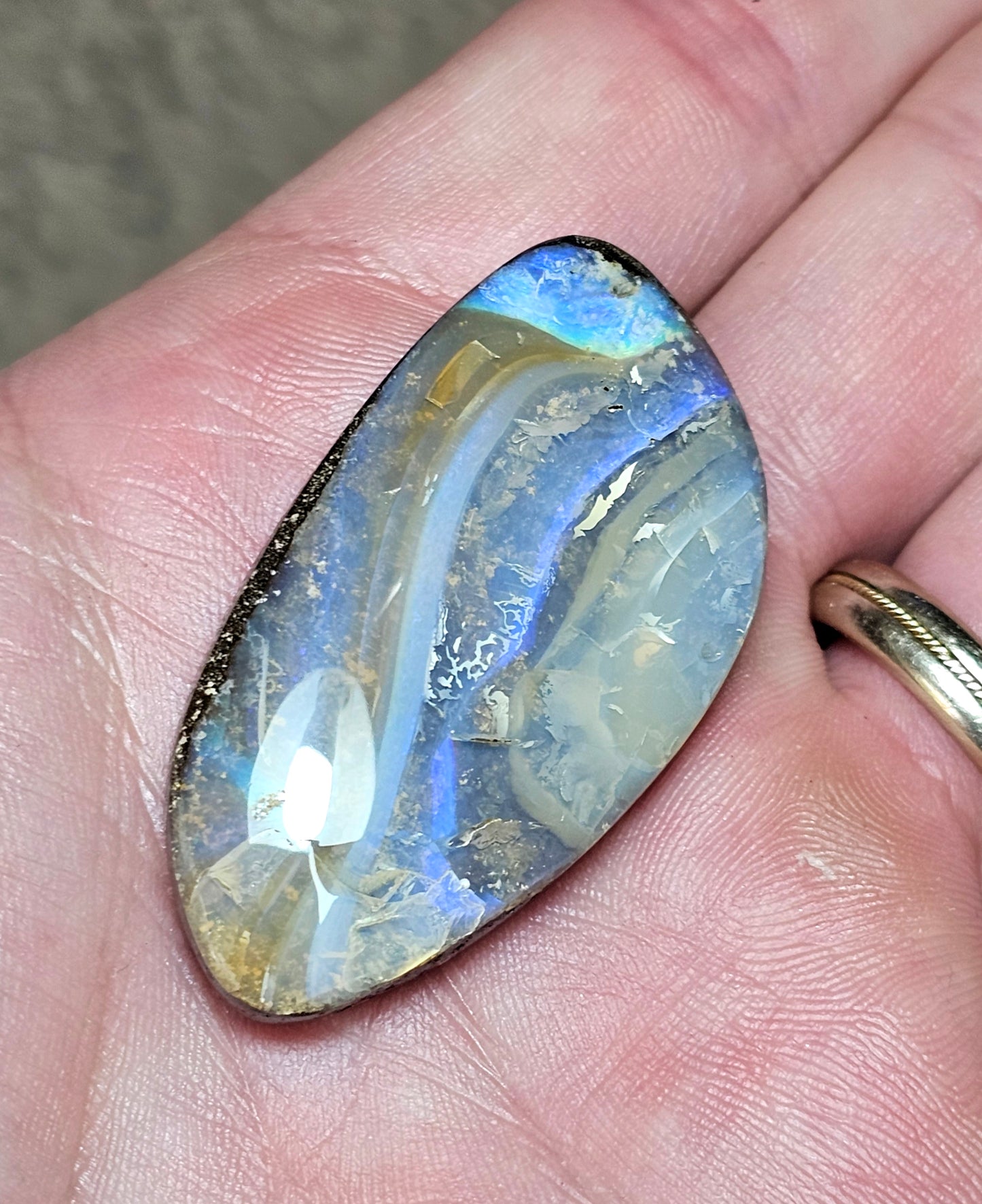 82cts Boulder Opal with a great pattern! (JSM24)