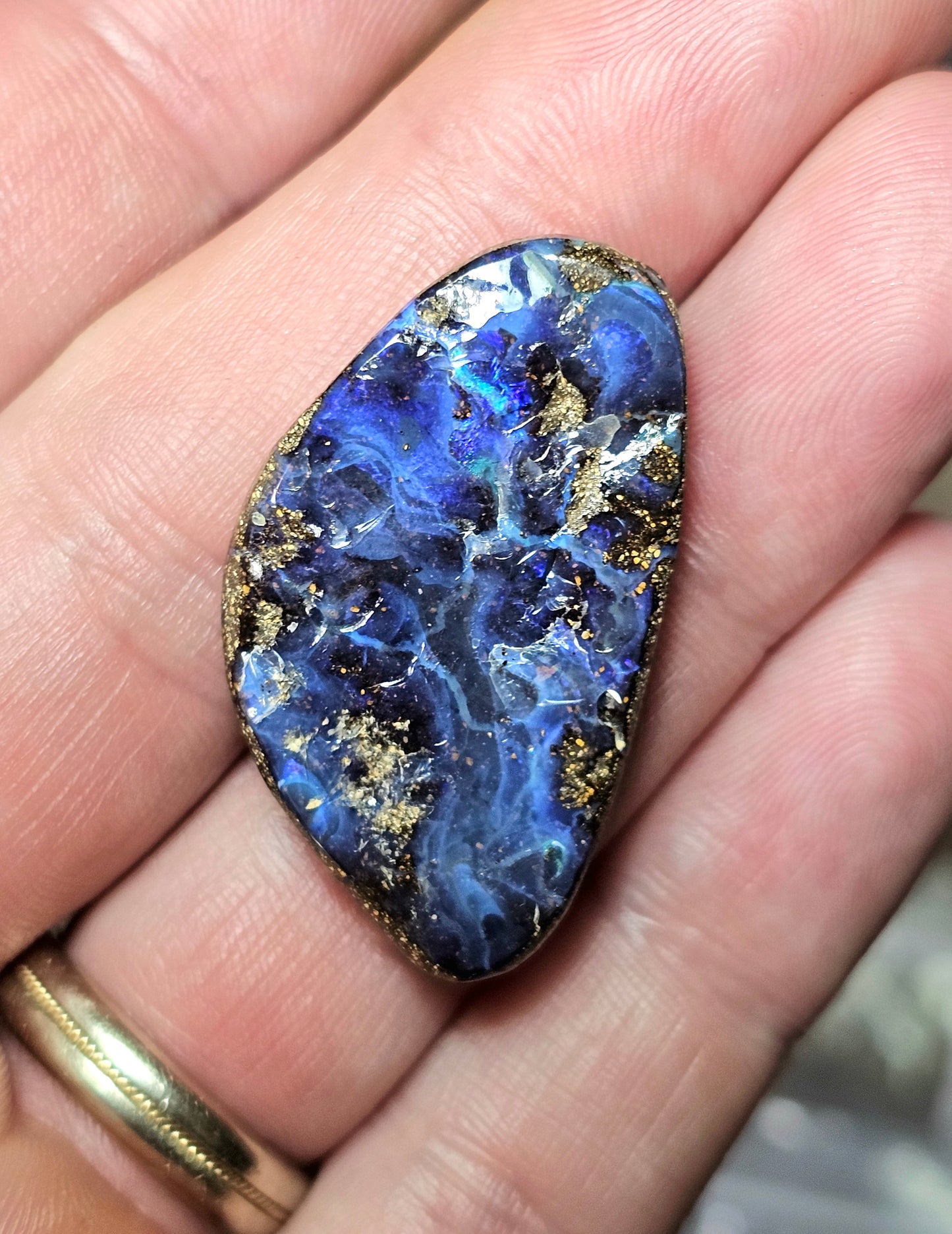 47ct Boulder Opal with good crystal Opal(JSM24)