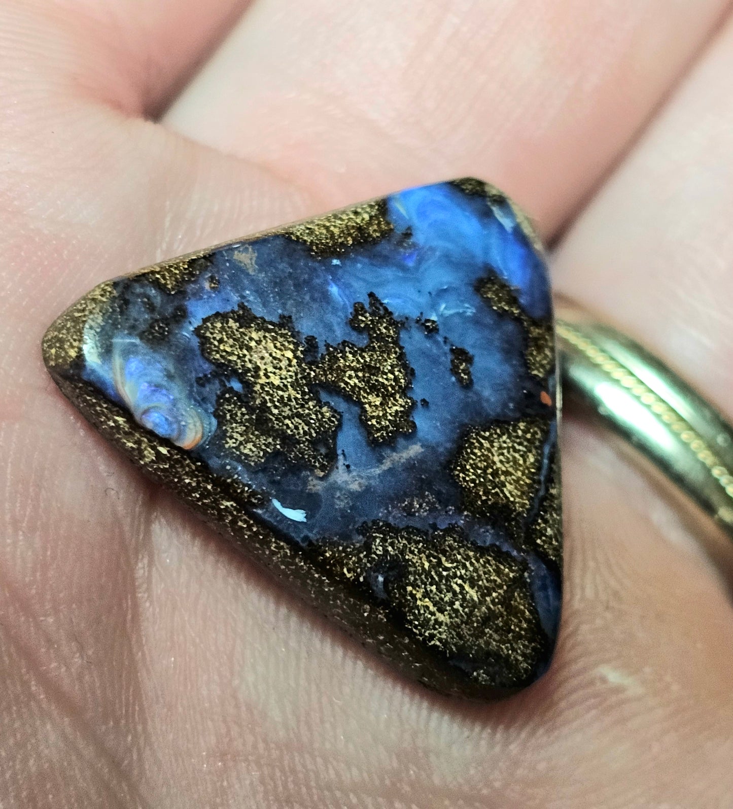 Blue Boulder Opal! (JSM36)