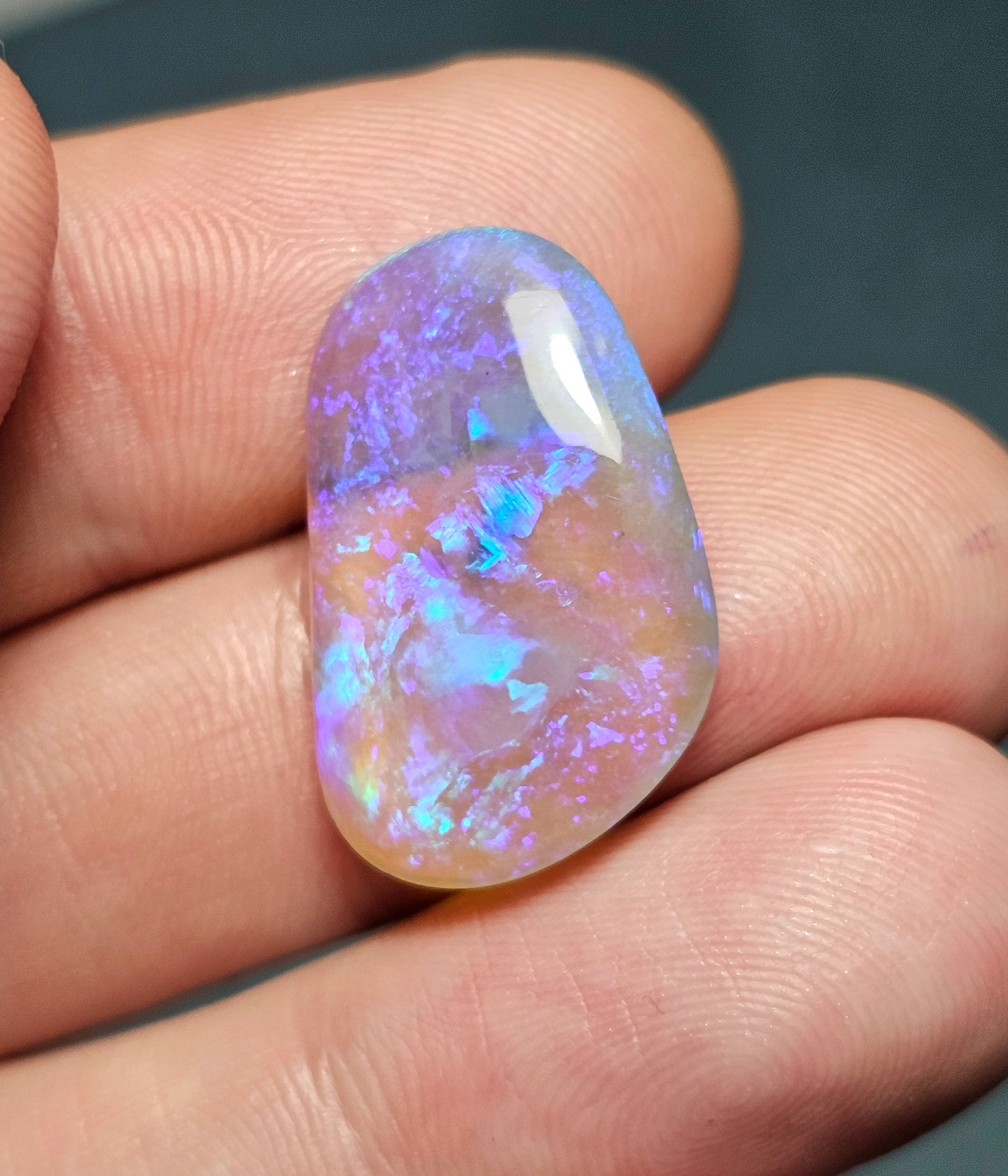 Big Beautiful Blue L/RIDGE CRYSTAL OPAL 11cts (LRD01)