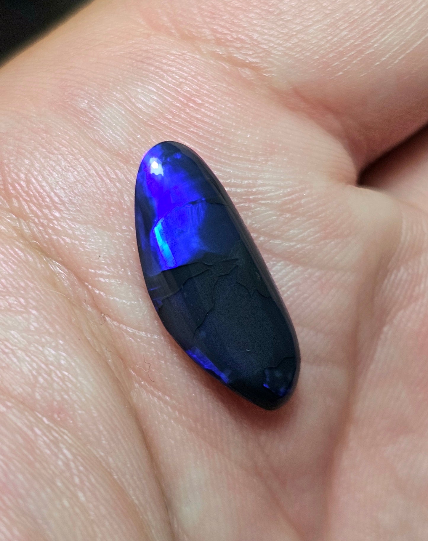 3.40cts Deep Blue Flashing Opal!! (FB5)