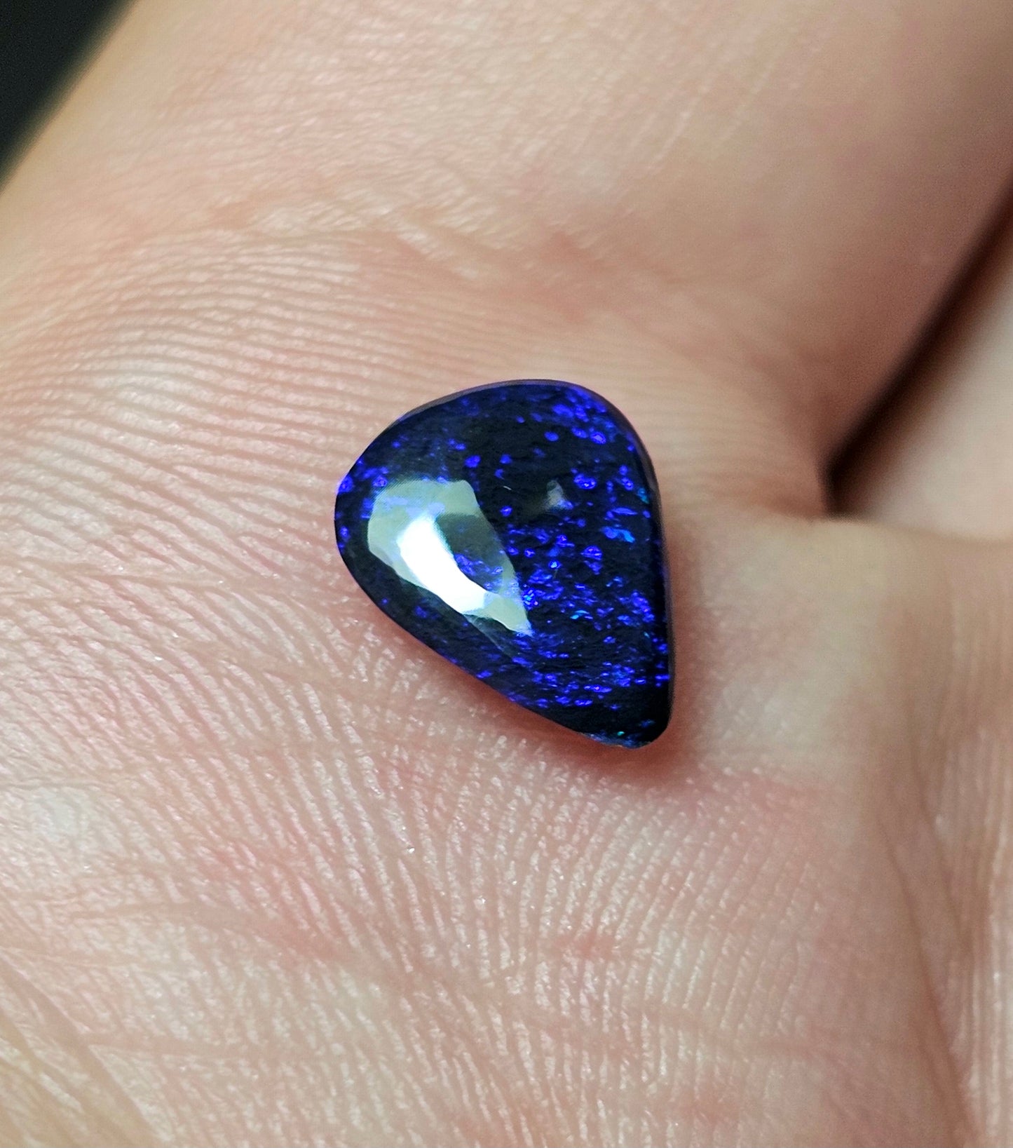 Blue Glittery Black Opal!! (FB10)
