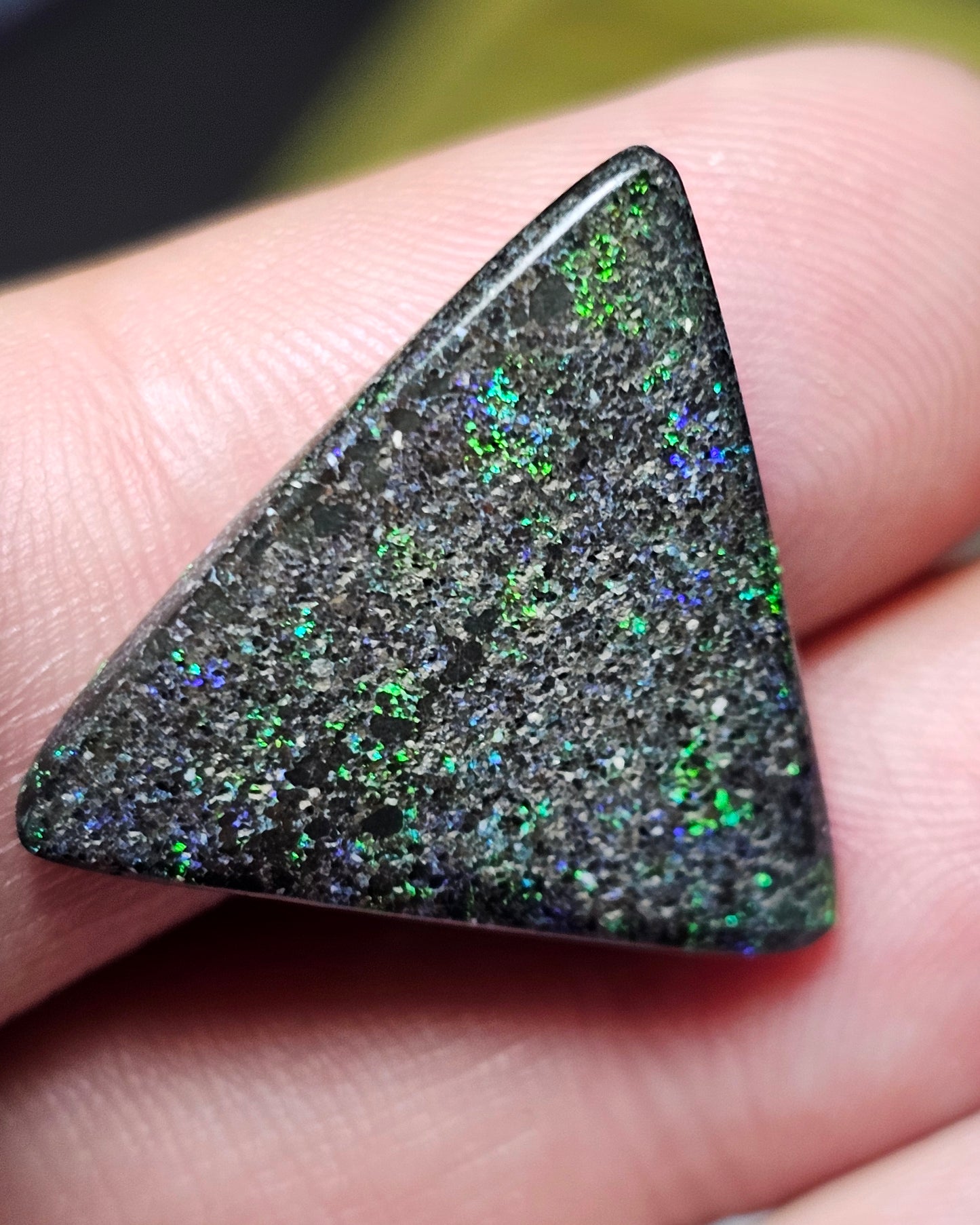 9.50cts Fairy Opal with an Inlay of an Opal chip - Opal Art (OA61)