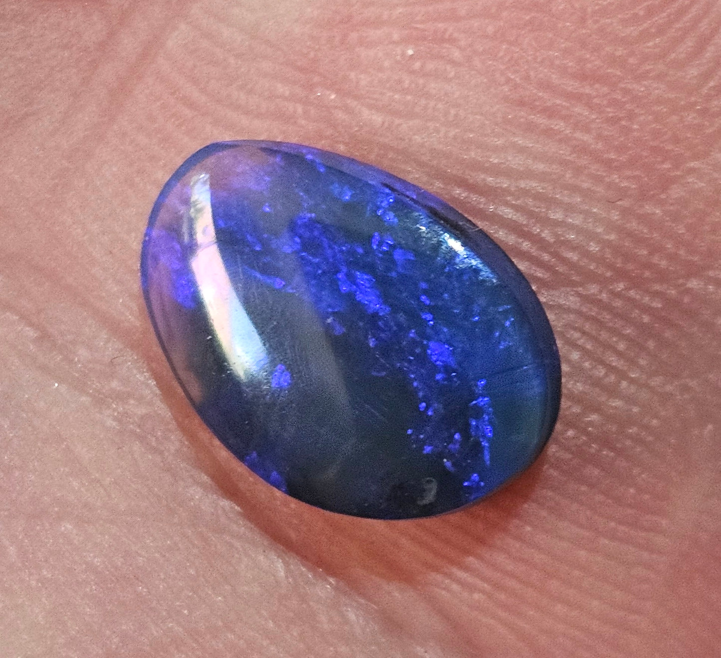 Beautiful N2 Blue Solid Opal from Lightning Ridge 2cts(53)