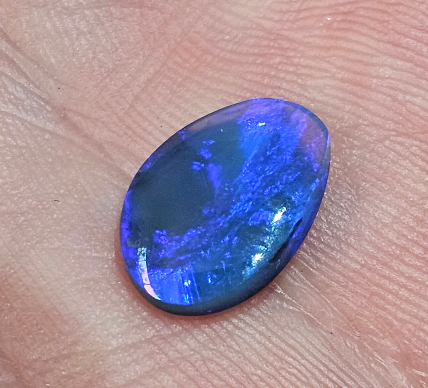 Beautiful N2 Blue Solid Opal from Lightning Ridge 2cts(53)