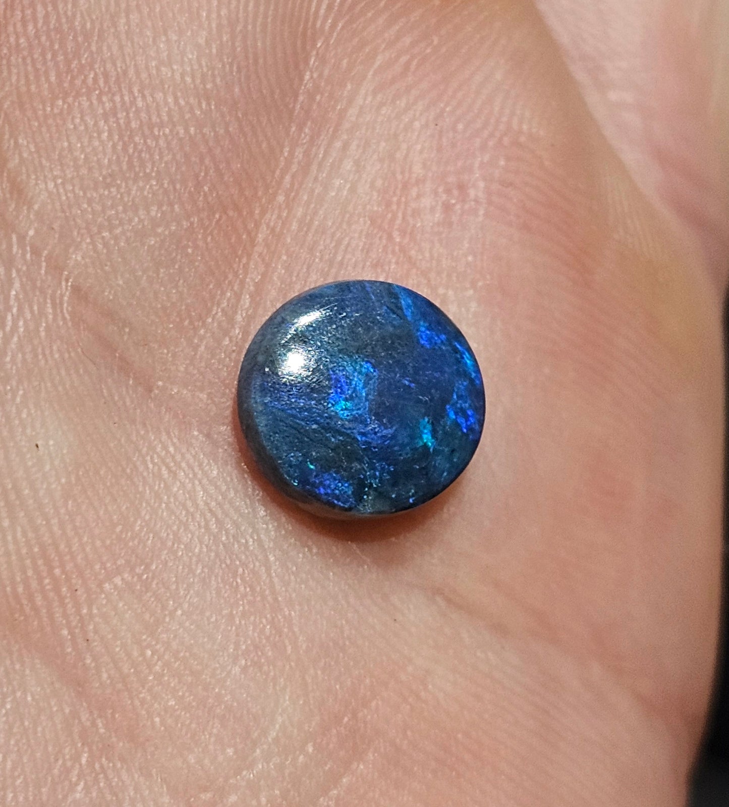 N1 Blue Solid Opal from Lightning Ridge 1.9cts(59)