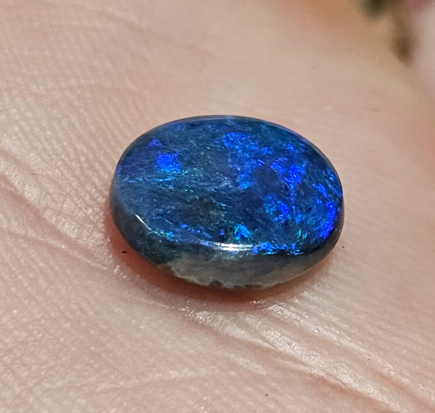 N1 Blue Solid Opal from Lightning Ridge 1.9cts(59)