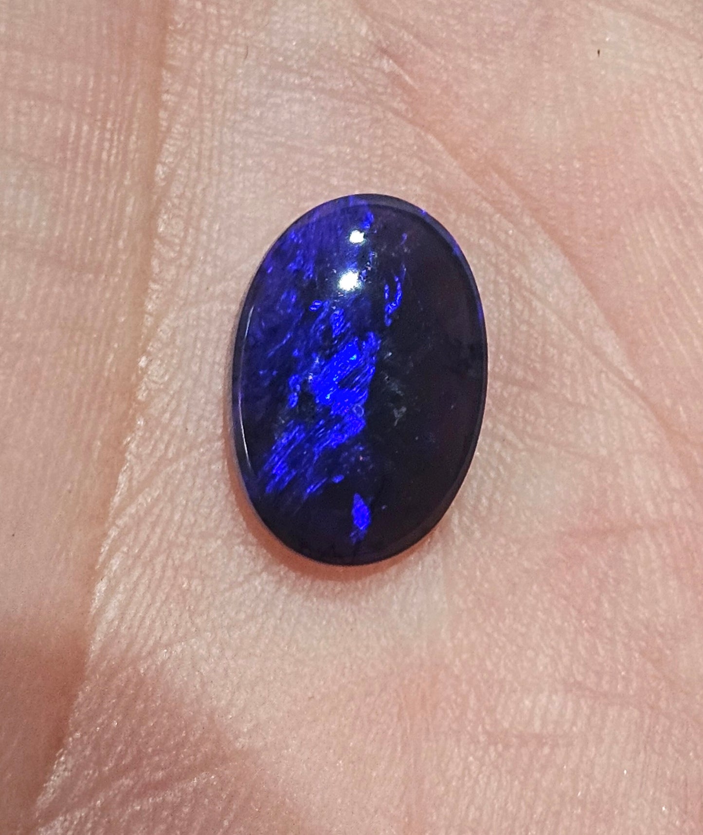 N1 Solid Blue Opal from Lightning Ridge Australia 2.7cts (540)