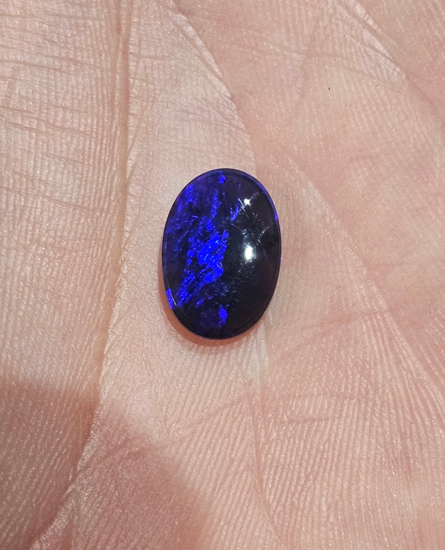 N1 Solid Blue Opal from Lightning Ridge Australia 2.7cts (540)