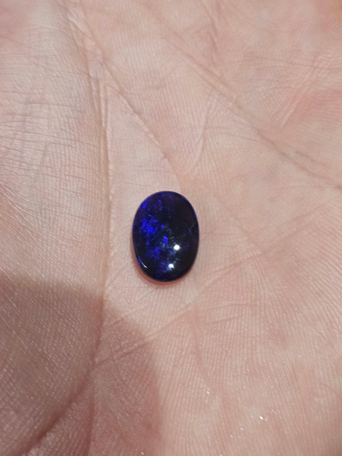 N1 Solid Blue Opal from Lightning Ridge Australia 2.7cts (540)