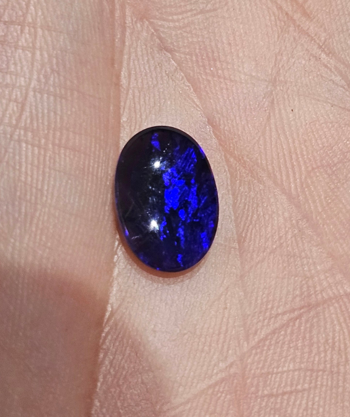 N1 Solid Blue Opal from Lightning Ridge Australia 2.7cts (540)