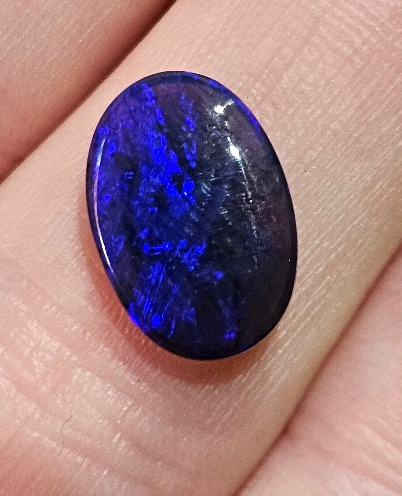 N1 Solid Blue Opal from Lightning Ridge Australia 2.7cts (540)