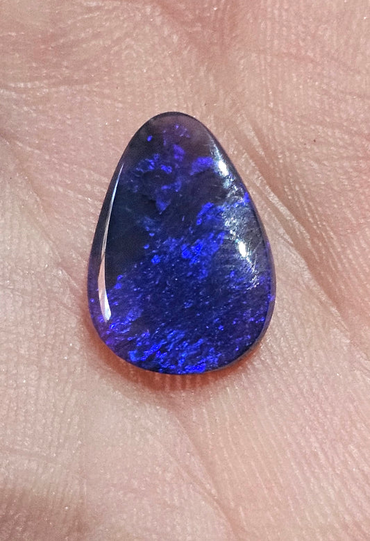 Gorgeous N2 Blue Solid Opal from Lightning Ridge 2.7cts(s33)