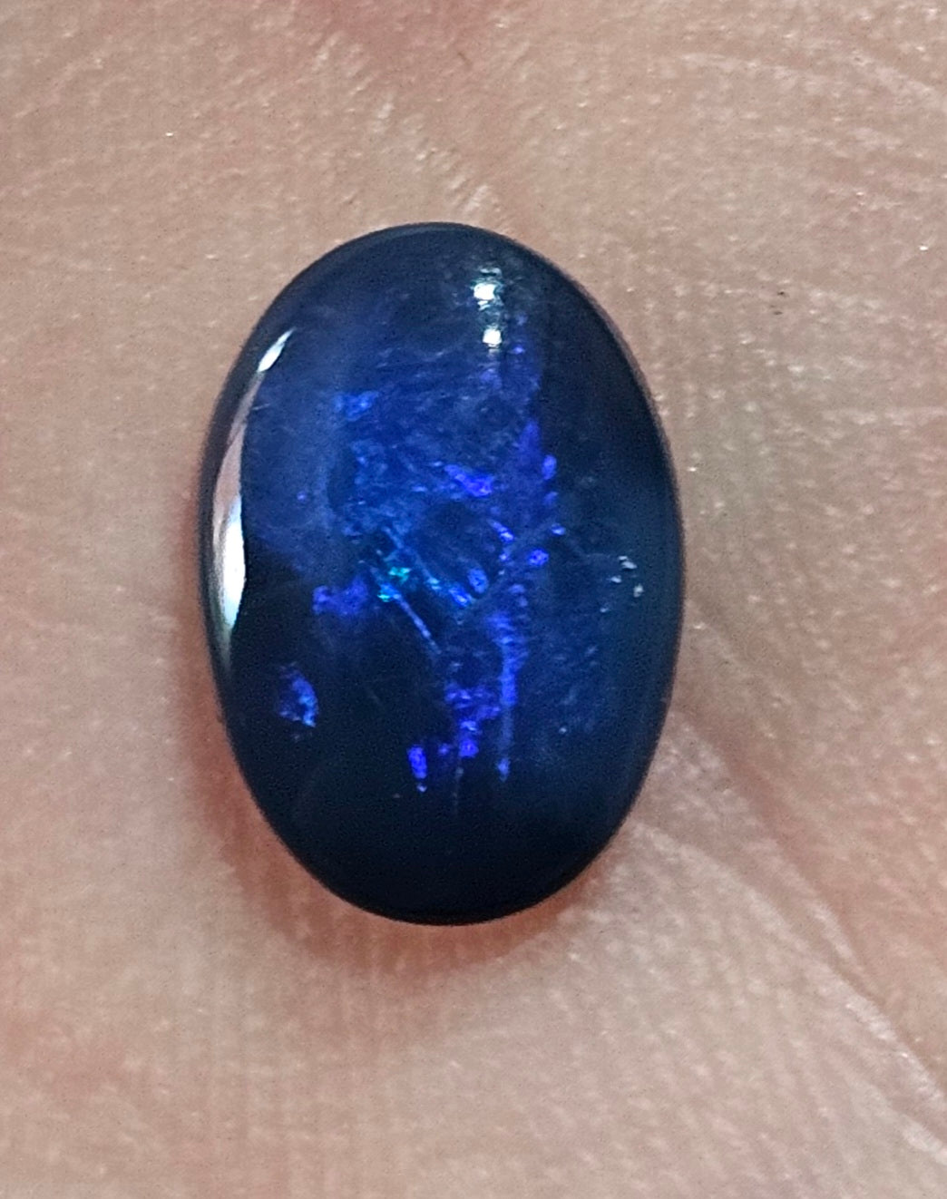 N1 Solid Blue Opal from Lightning Ridge Australia 1.7cts (S14)