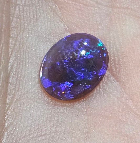 N2 Blue Solid Opal from Lightning Ridge 1.2cts(511)