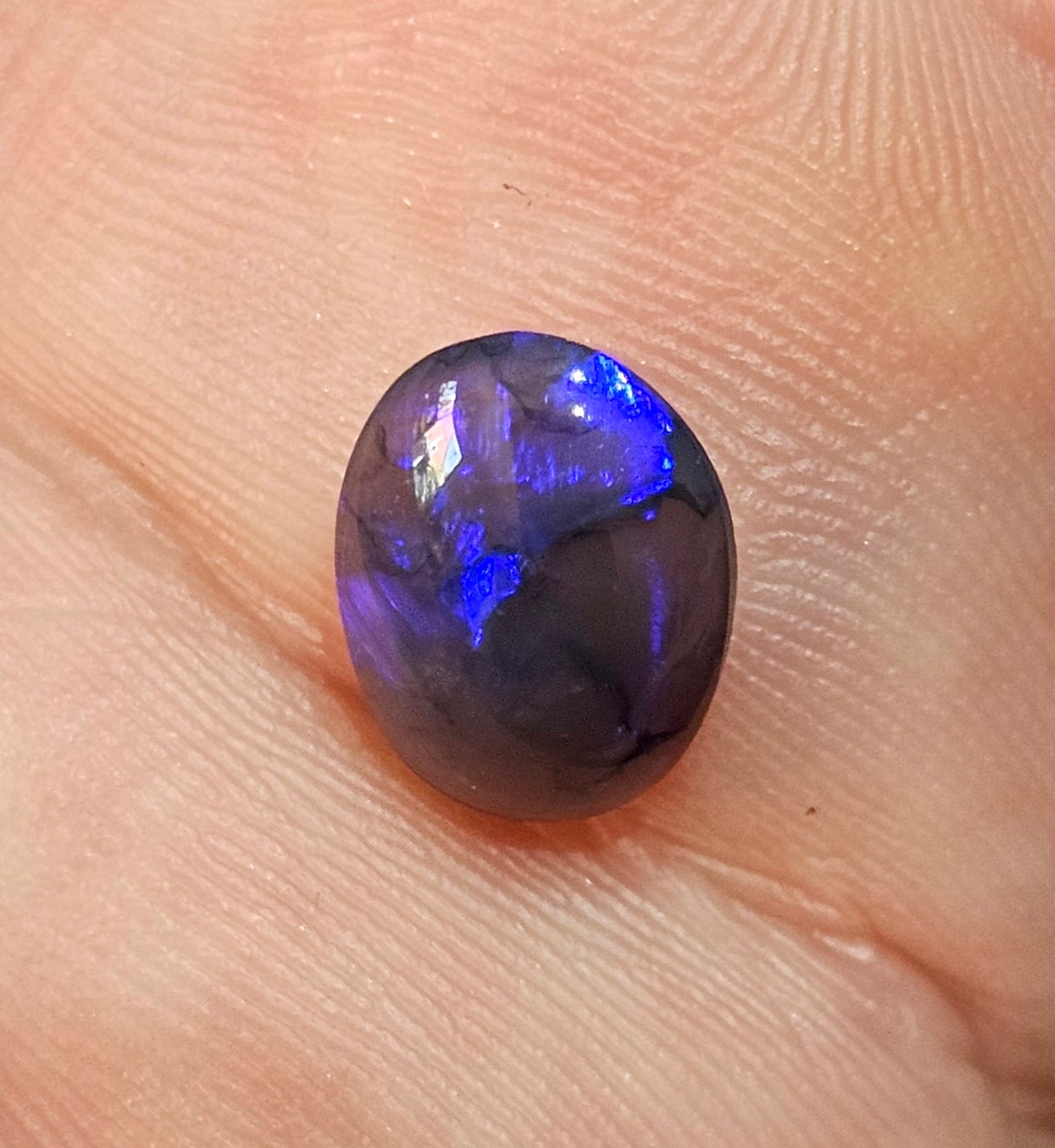 Beautiful N1 Blue Solid Opal from Lightning Ridge 2.5cts(518)