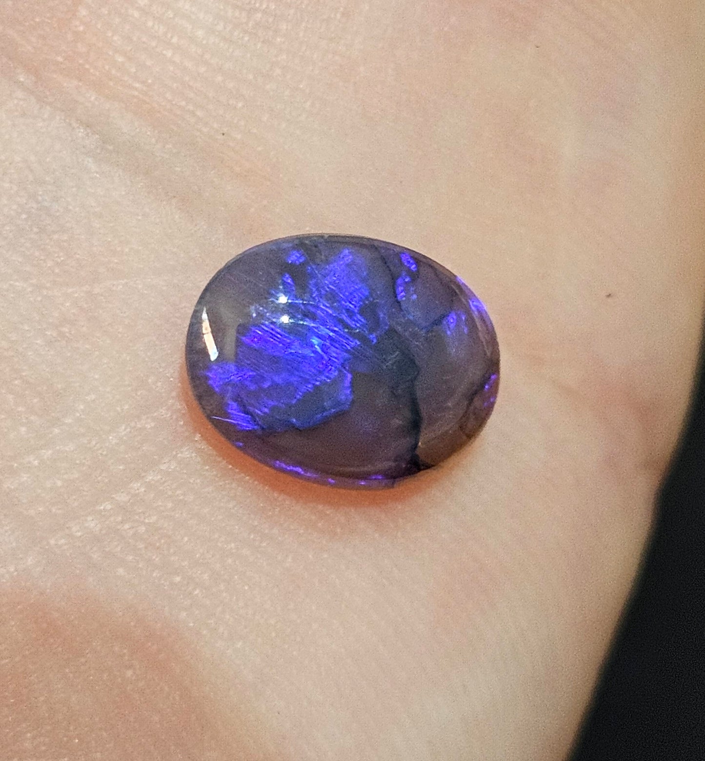 Beautiful N1 Blue Solid Opal from Lightning Ridge 2.5cts(518)