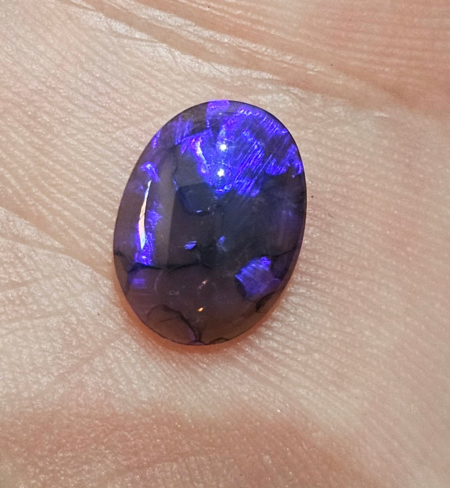 Beautiful N1 Blue Solid Opal from Lightning Ridge 2.5cts(518)