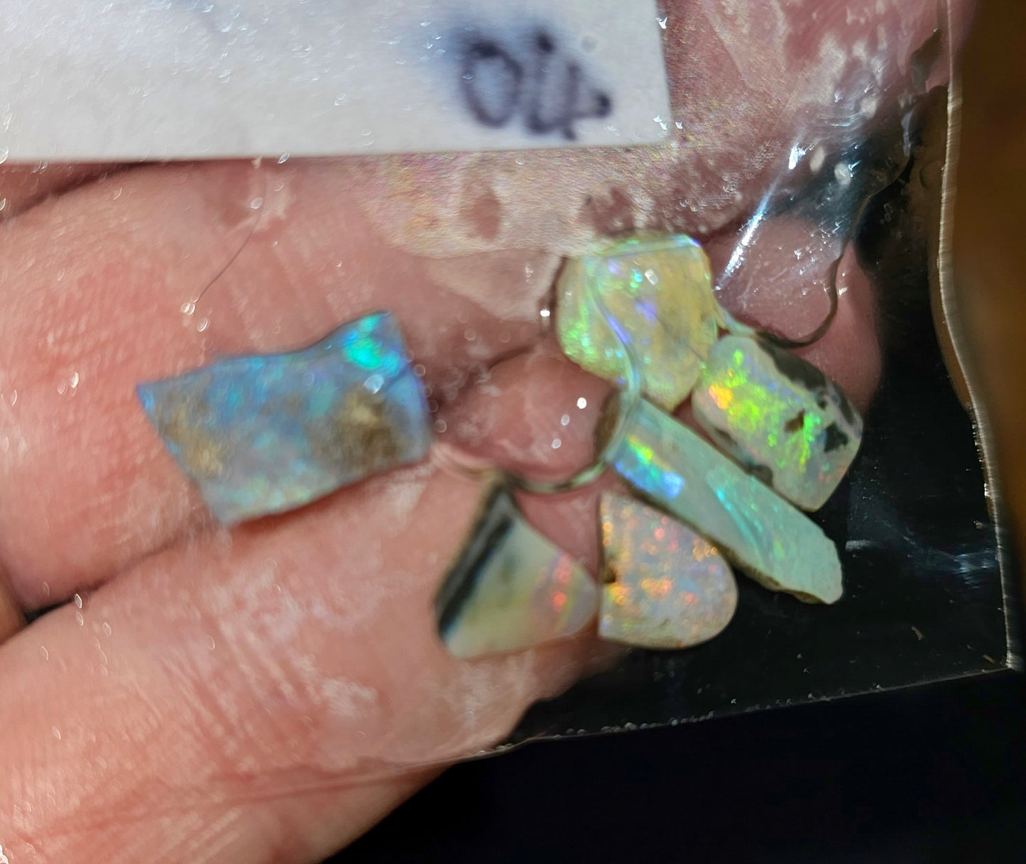 Mintabie Rough Opal Parcel 6x Pieces(04)