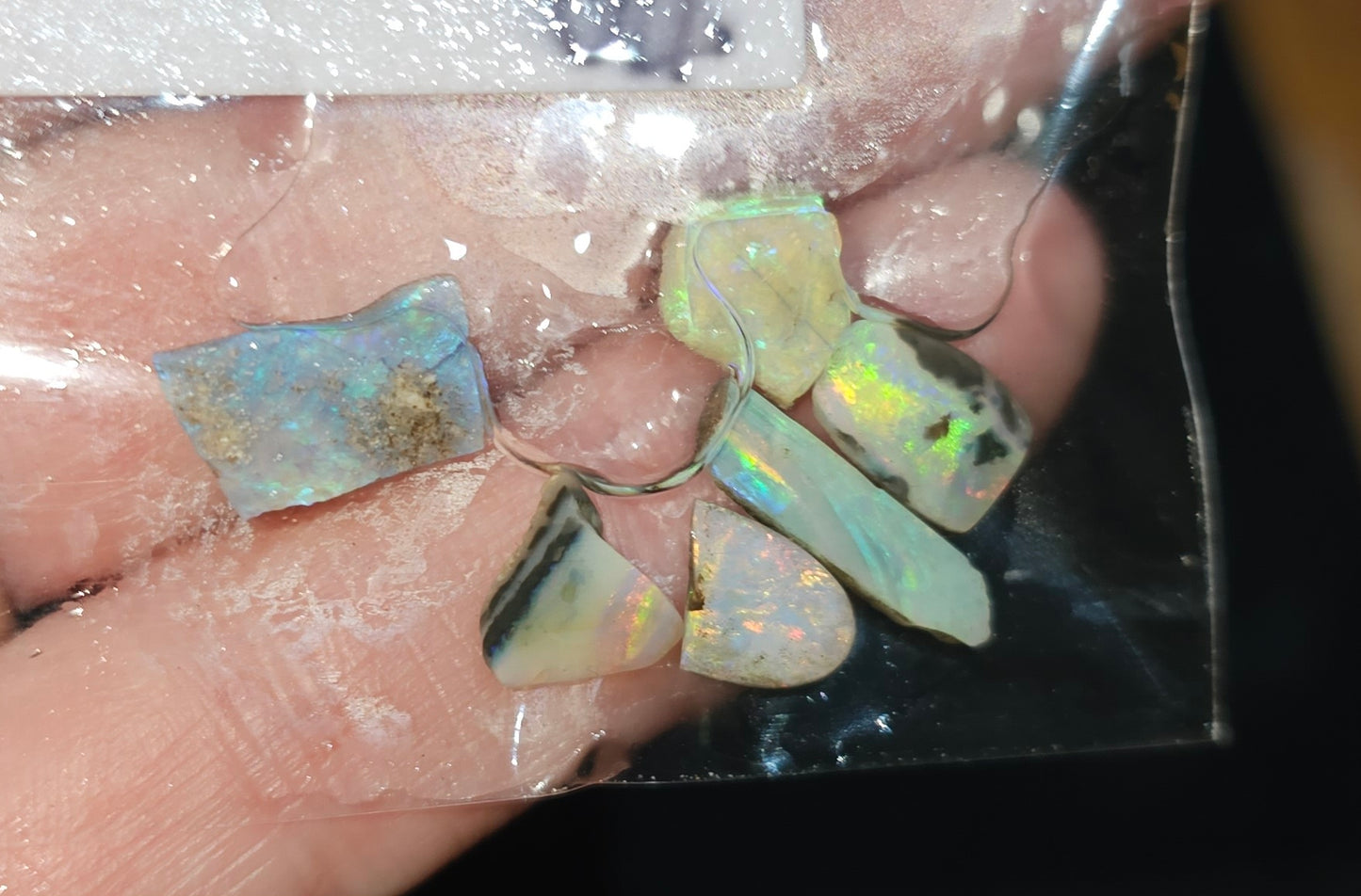 Mintabie Rough Opal Parcel 6x Pieces(04)