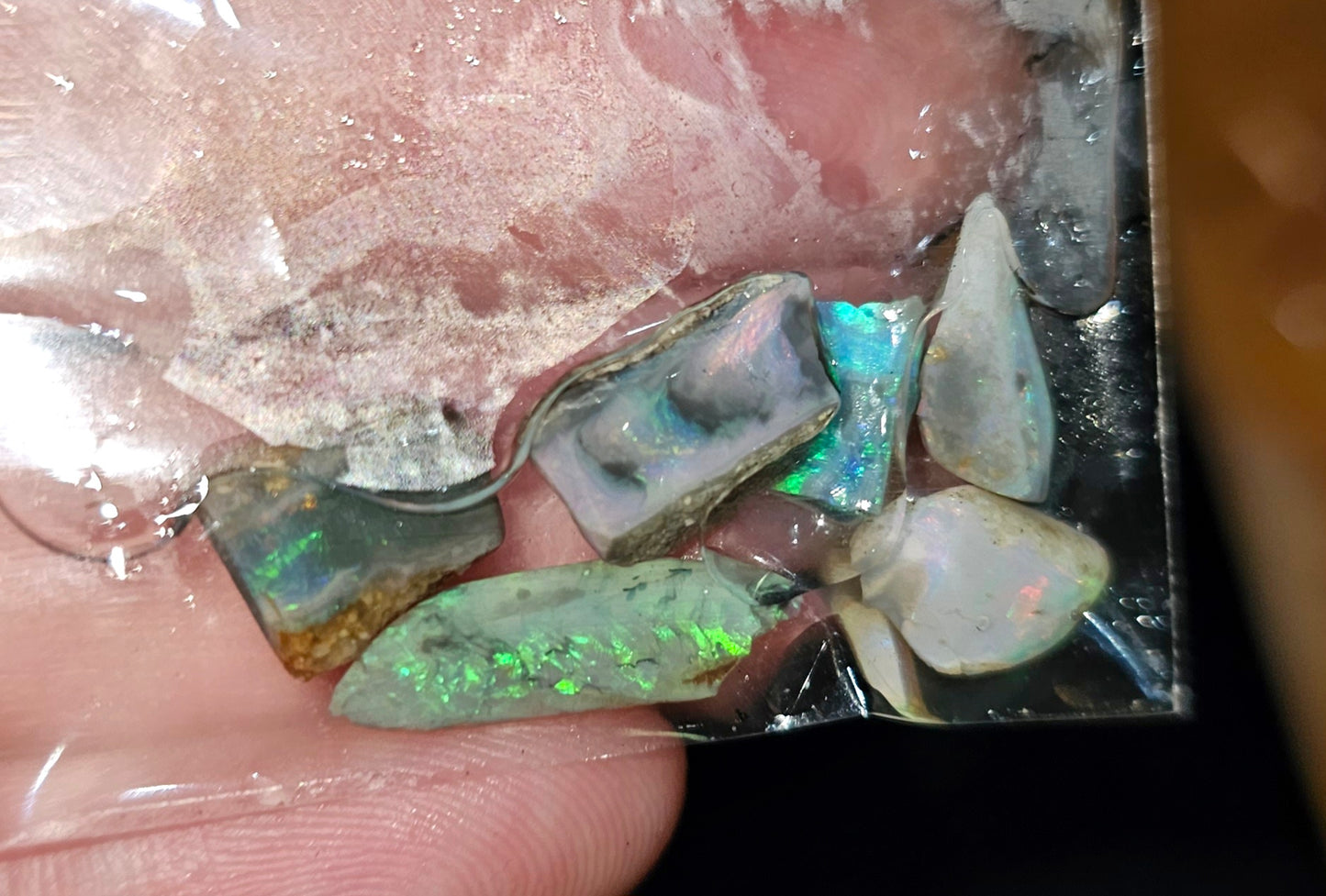 Mintabie Rough Opal Parcel 6x Pieces(03)