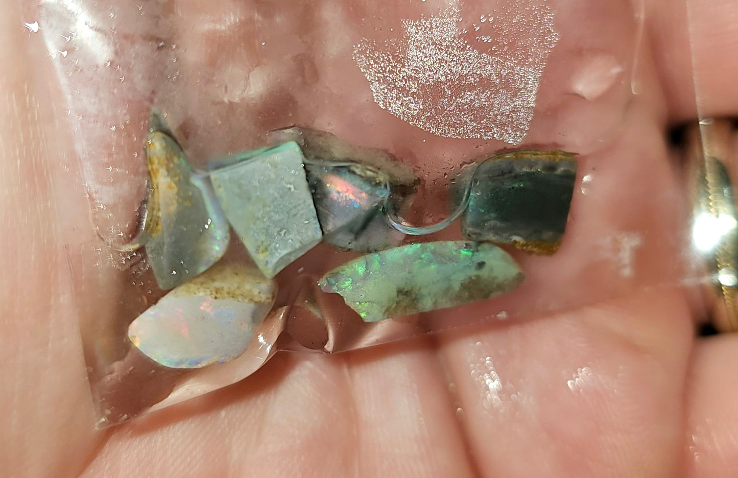 Mintabie Rough Opal Parcel 6x Pieces(03)