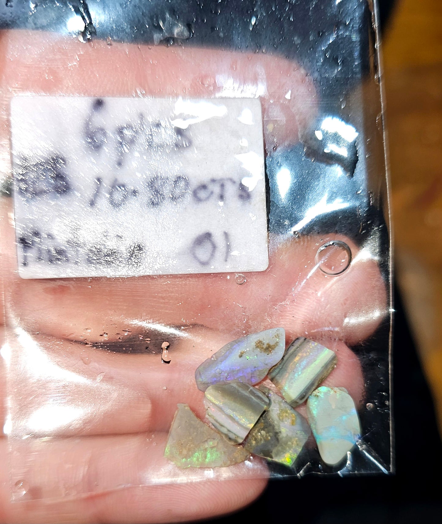 Mintabie Rough Opal Parcel 6x Pieces(01)