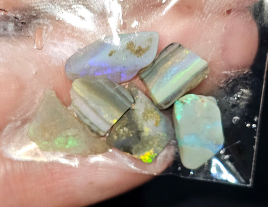 Mintabie Rough Opal Parcel 6x Pieces(01)