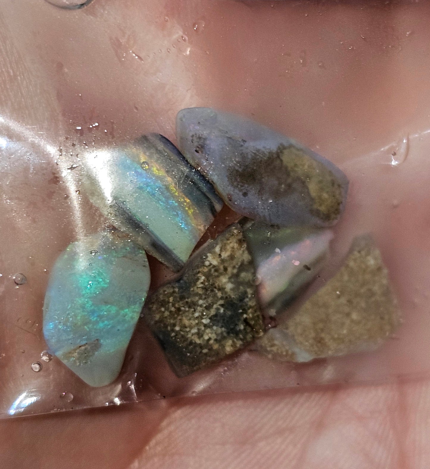 Mintabie Rough Opal Parcel 6x Pieces(01)