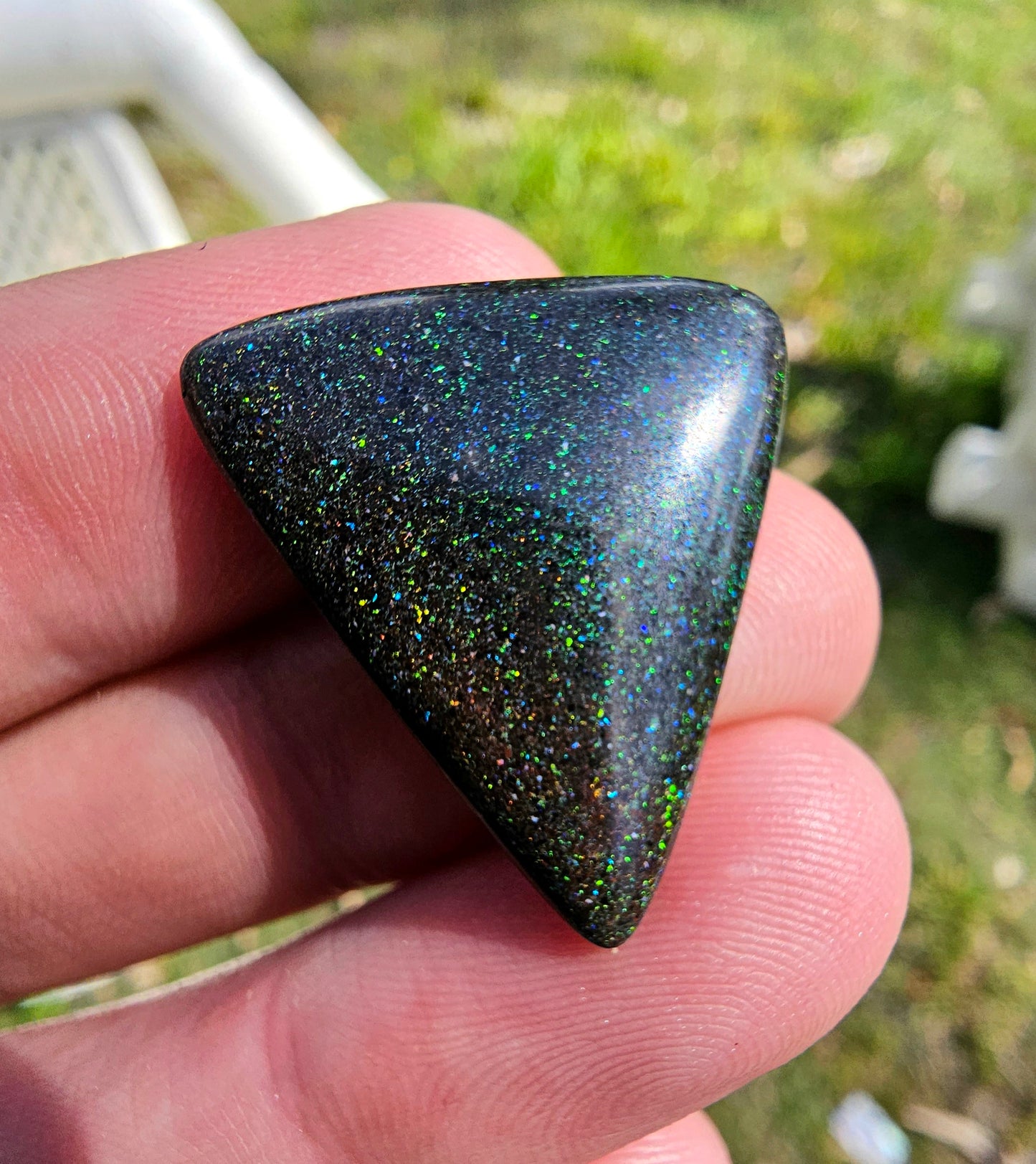 Awesome Triangle Green Fairy Opal!