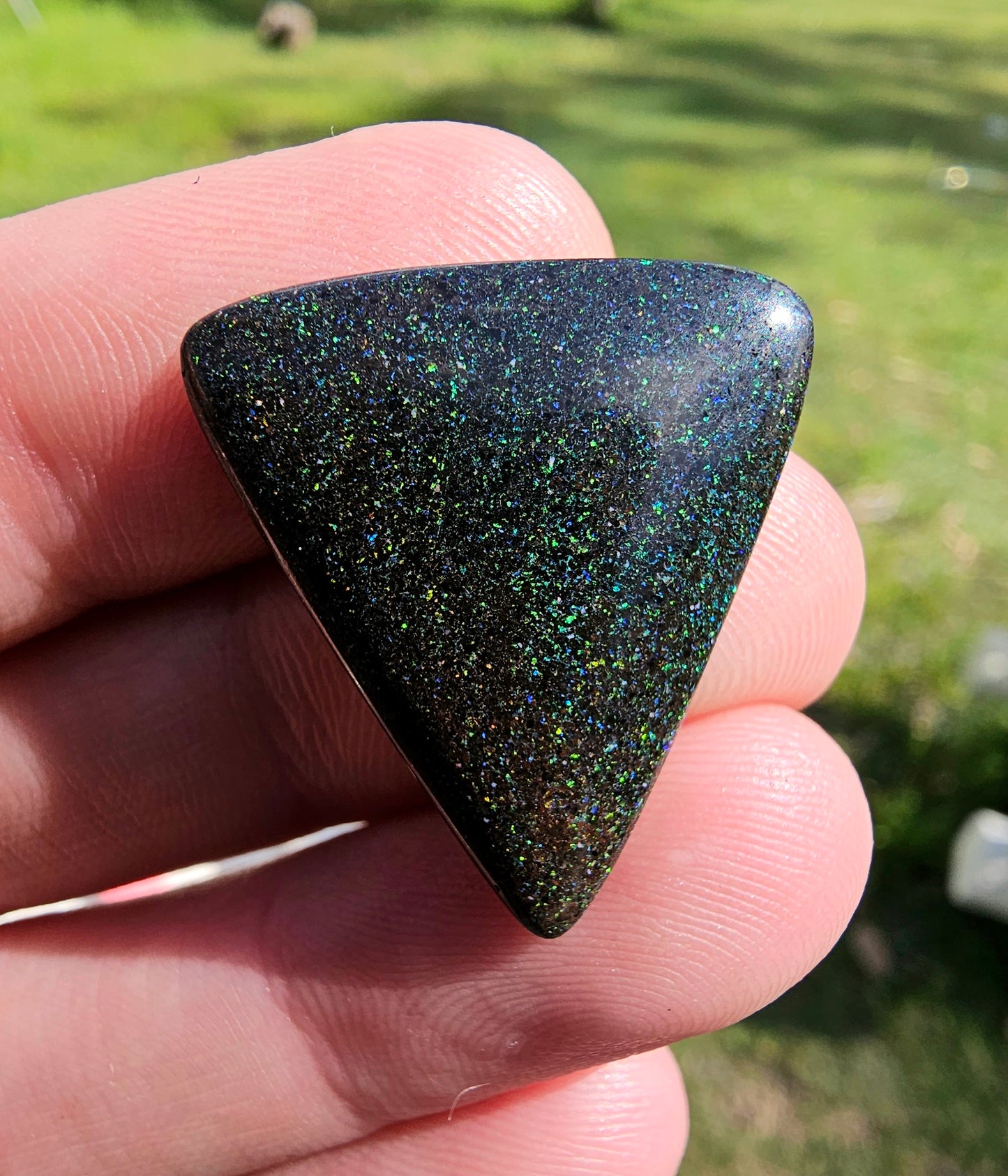 Awesome Triangle Green Fairy Opal!