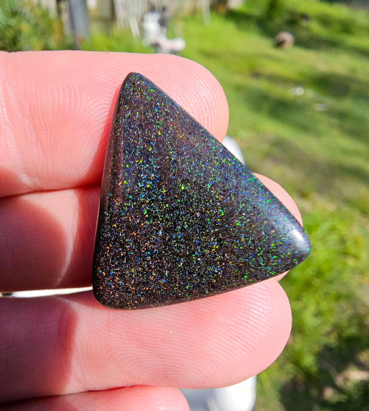 Awesome Triangle Green Fairy Opal!