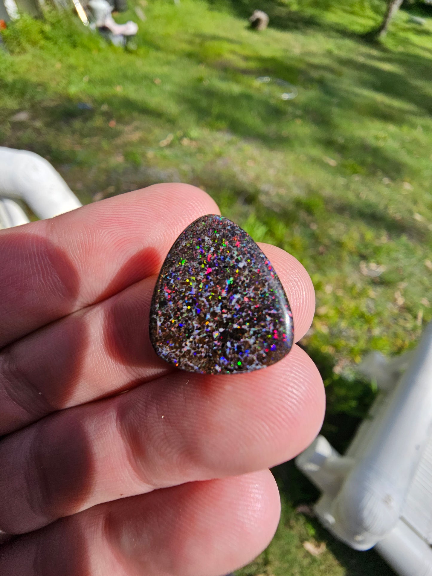 Quality Fairy Opal with Pink Pinfire! 6cts!