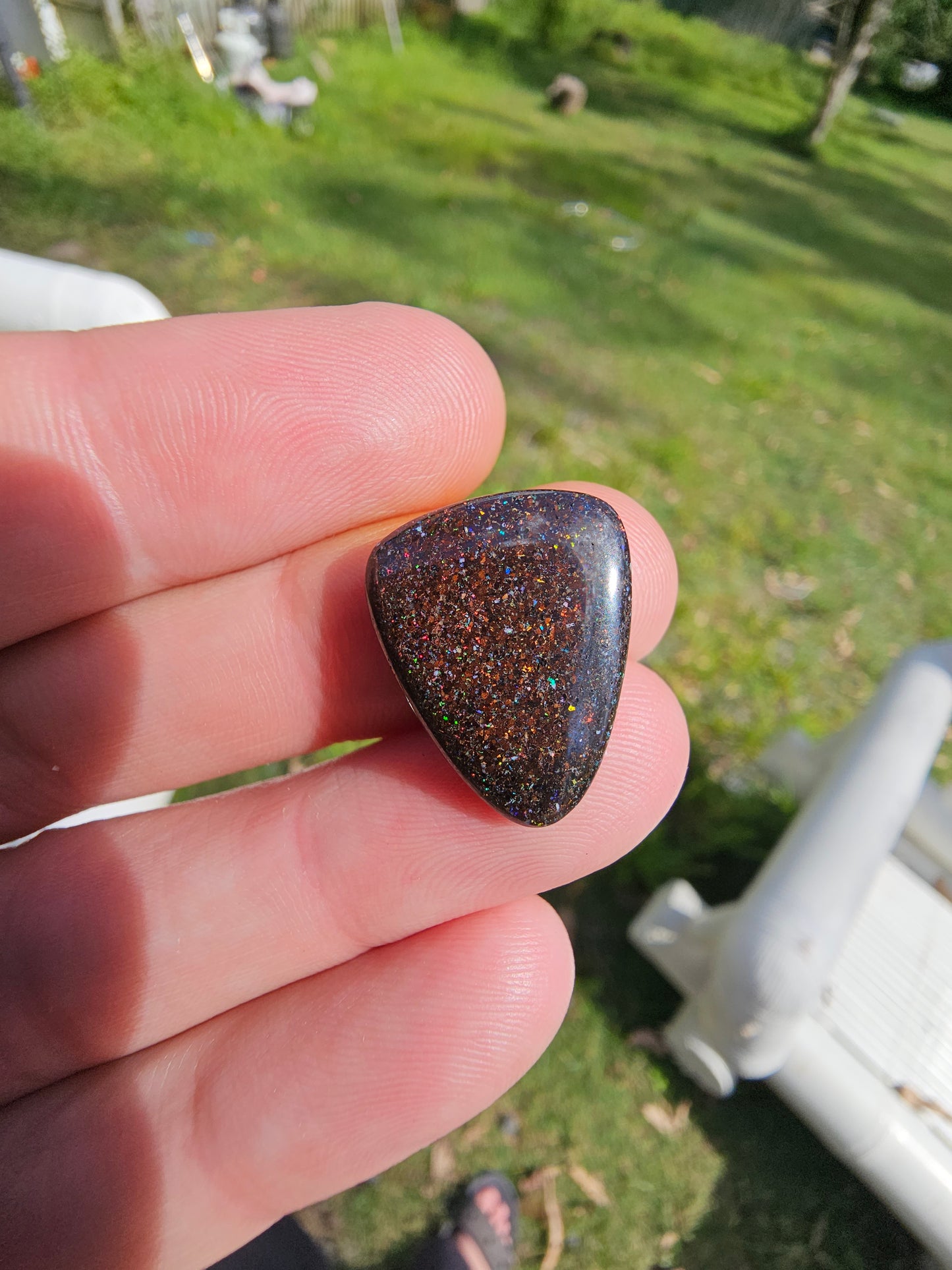 Quality Fairy Opal with Beautiful Pinfire (ON109)